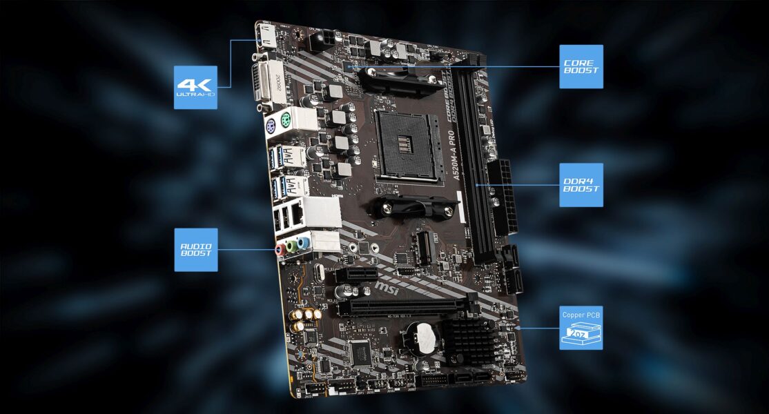 MSI A520M-A PRO Anakart a1