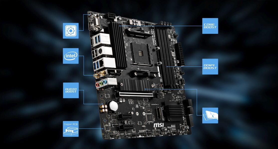 MSI B550M PRO-VDH WiFi Anakart a1