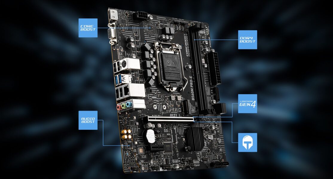 MSI B560M PRO-E Anakart a1