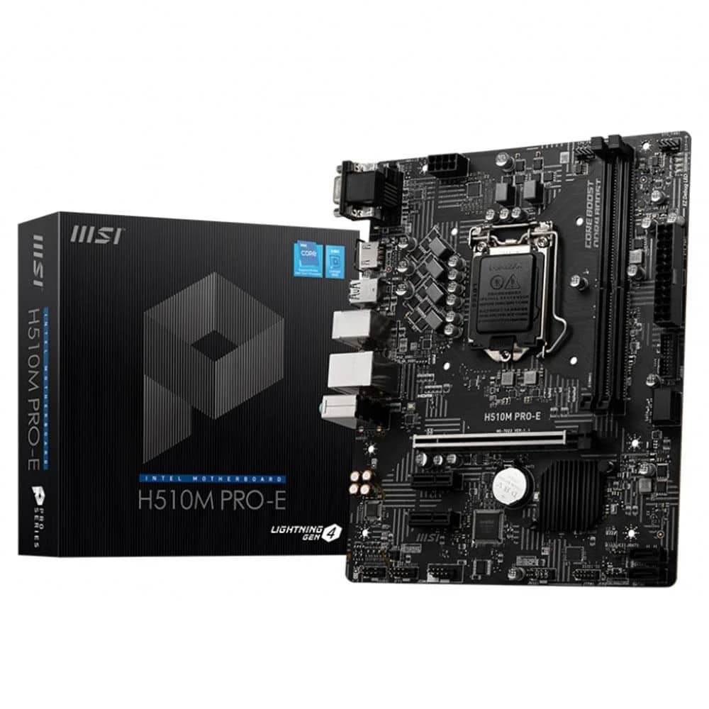 Msi H510m Pro E Intel H510 Soket 1200 Ddr4 3200mhz Oc Anakart 777