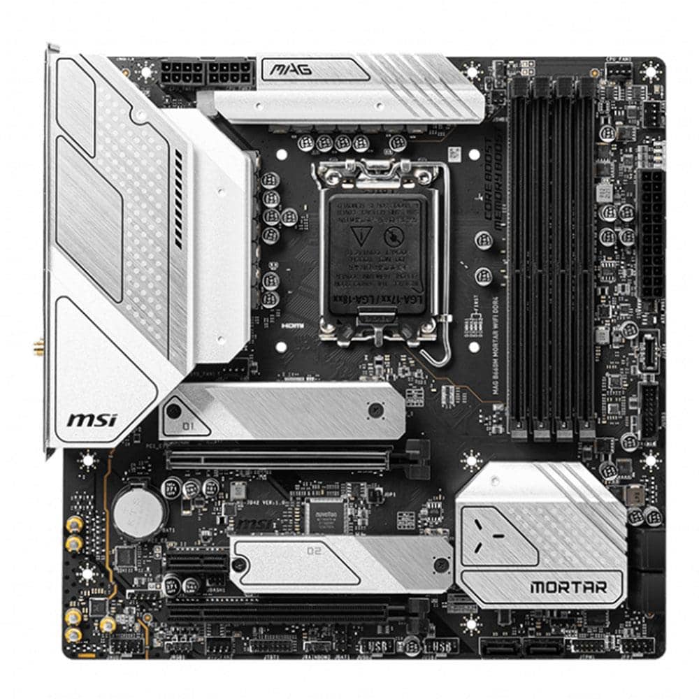 Msi Mag B660m Mortar Wifi Ddr4 Intel B660 Soket 1700 Ddr4 4800mhzoc Anakart