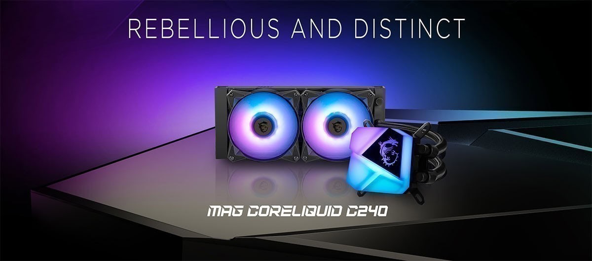 MSI MAG CORELIQUID C240 ARGB Sıvı Soğutucu a1