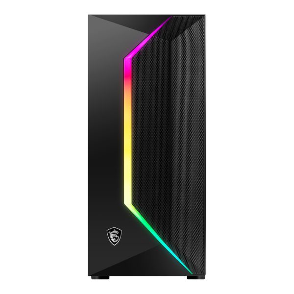Msi Mag Vampiric 100l Tempered Glass 1x120mm Rgb Fanli Midt Atx Kasa Yy2