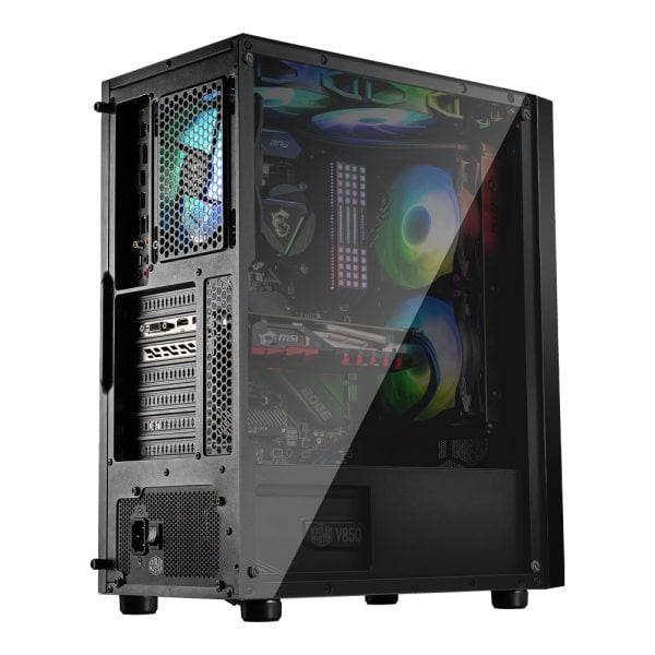 Msi Mag Vampiric 100l Tempered Glass 1x120mm Rgb Fanli Midt Atx Kasa Yy6