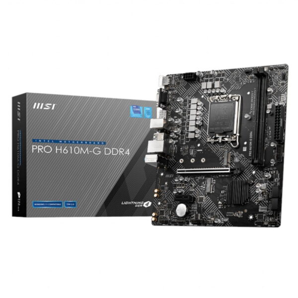 Msi Pro H610m G Ddr4 3200mhzoc M 2 1700p Matx Anakart