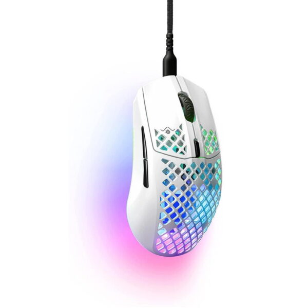 Steelseries Aerox 3 2022 Rgb Kablolu Snow Gaming Mouse Ssm62603 1