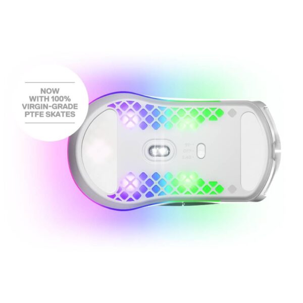 Steelseries Aerox 3 2022 Rgb Kablosuz Beyaz Gaming Mouse Ssm62608 3