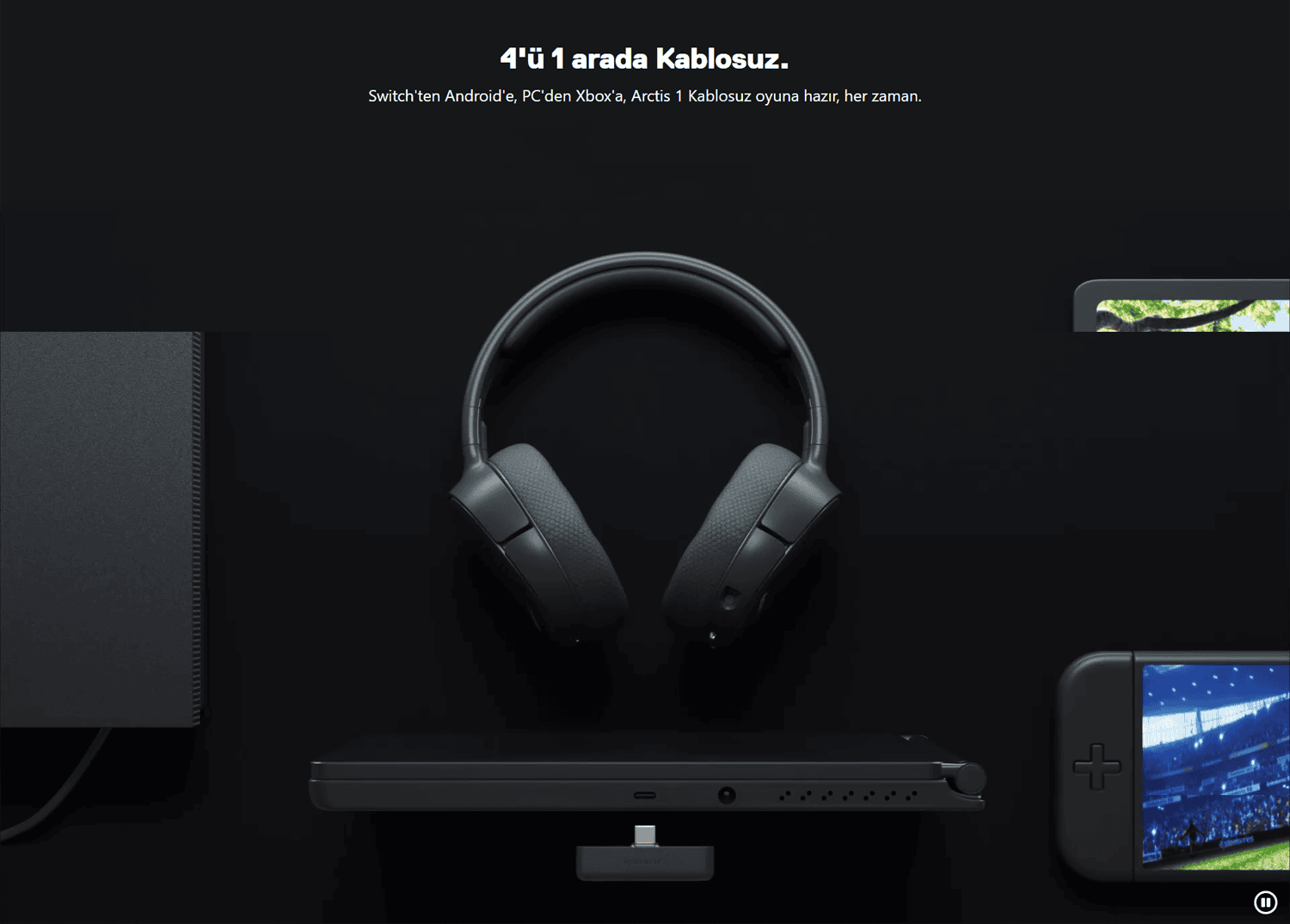 Steelseries Arctis 1 Wireless Xbox Series Kablosuz Gaming Kulaklik 1 1