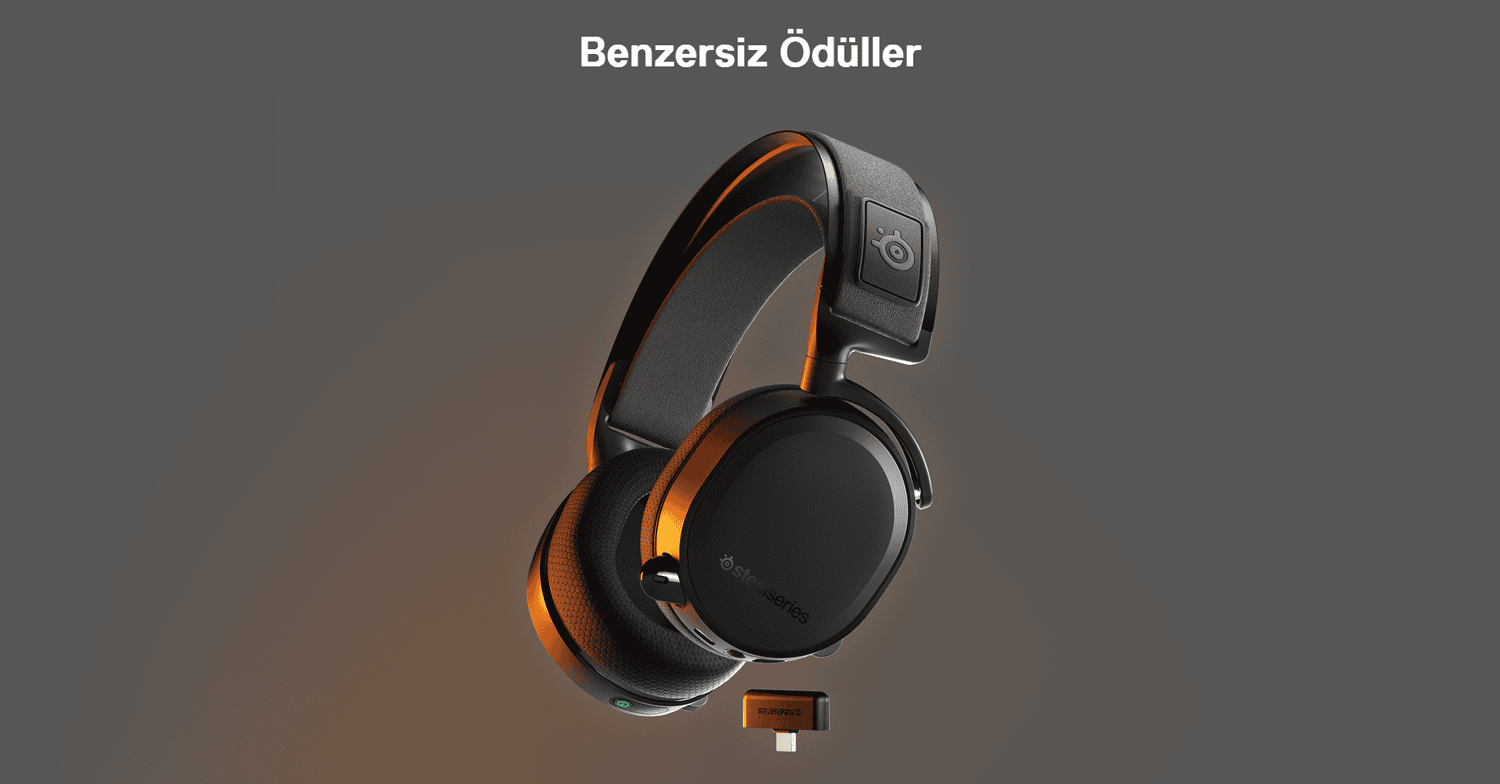 Steelseries Arctis 7 Kablosuz Siyah Gaming Kulaklik Ssh61470 1 1