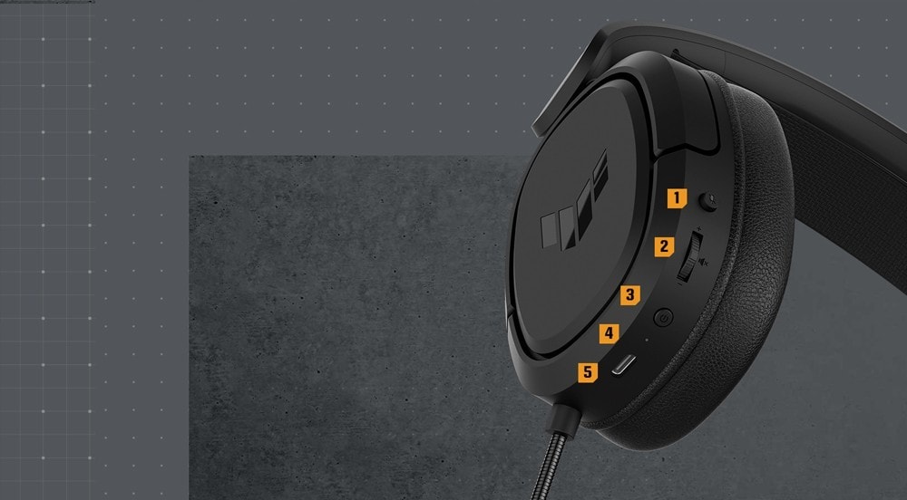 TUF Gaming H1 Wireless ASUS TUF GAMING H1 Kulaklık a10