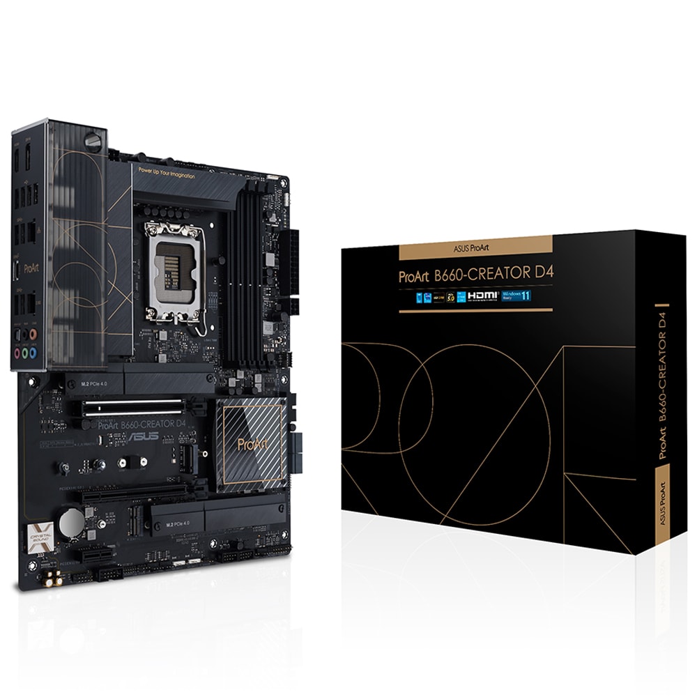 Asus Proart B660 Creator D4 Intel B660 Soket 1700 Ddr4 3200mhz Oc M 2 Anakart Y