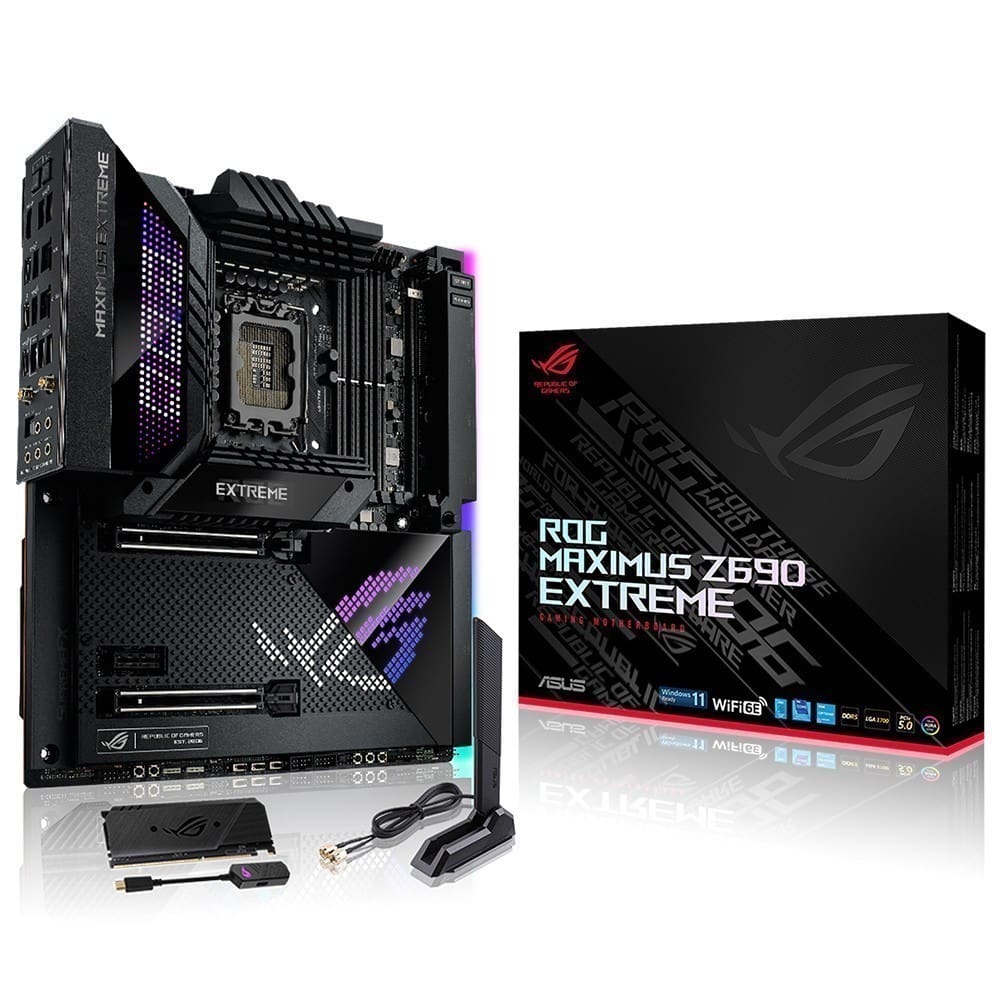 Asus Rog Maximus Z690 Extreme 6400mhzoc Ddr5 Soket 1200 M 2 Hdmi E Atx Anakart