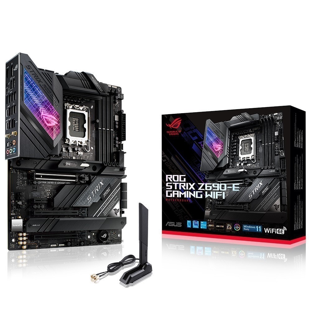 Asus Rog Strix Gaming Wifi Z690 E 6400mhzoc Ddr5 Soket 1700 M 2 Hdmi Atx Anakart