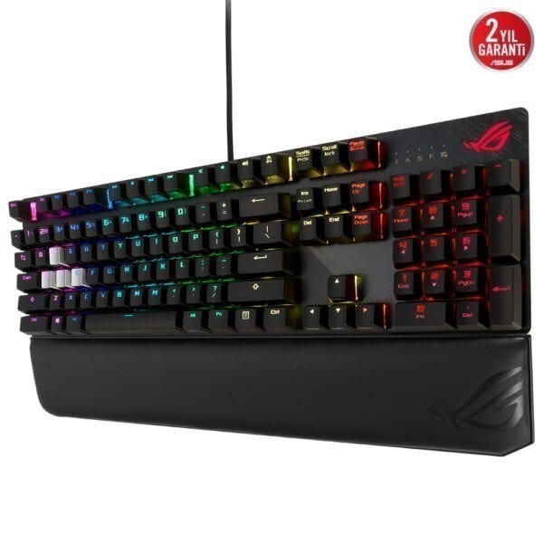 Asus Rog Strix Scope Deluxe Rog Nx Red Turkce Rgb Mekanik Gaming Klavye 2