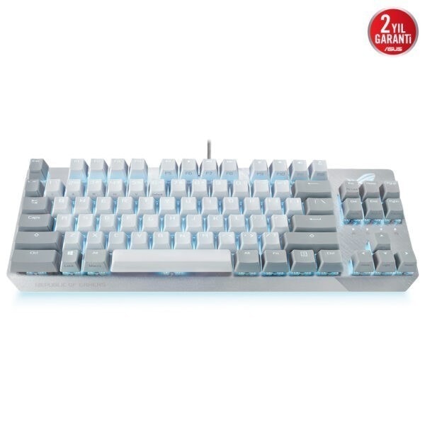 Asus Rog Strix Scope Tkl Rog Nx Red Beyaz Rgb Mekanik Gaming Klavye 2