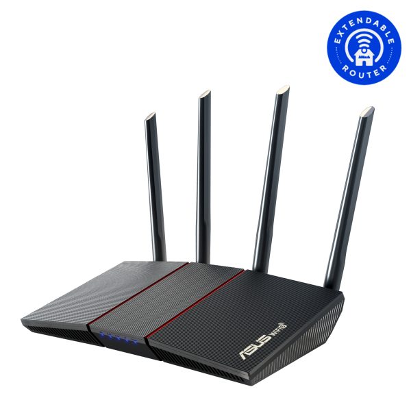 Asus Rt Ax55 574mbps 1201mbps Dual Bant Wi Fi 6 Router 1a
