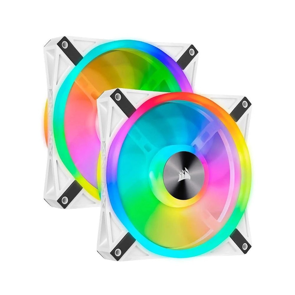 Corsair Icue Ql140 Rgb 2x140mm Beyaz Fan Node Core Kontrolcu Kiti 2