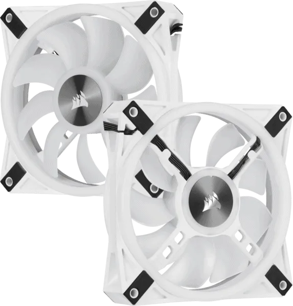 Corsair Icue Ql140 Rgb 2x140mm Beyaz Fan Node Core Kontrolcu Kiti Yh2