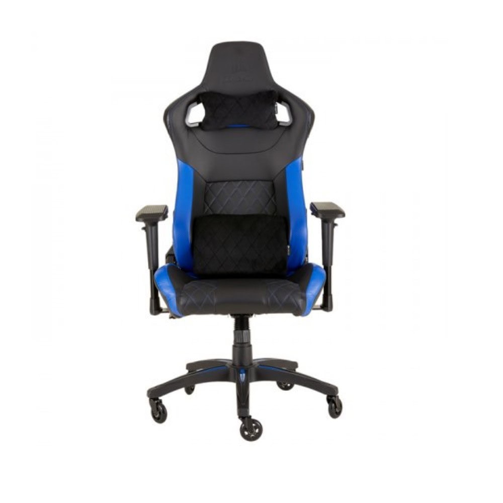Corsair T1 Race Blue Cf 9010014 Ww 4d Kolcak Siyah Mavi Gaming Oyuncu Koltuk
