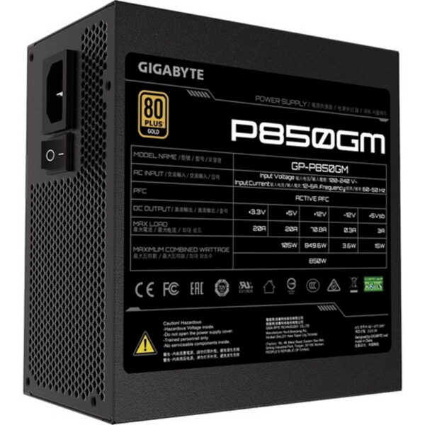 Gigabyte P850w 850w 80 Gold Full Moduler 120mm Fanli Psu 2