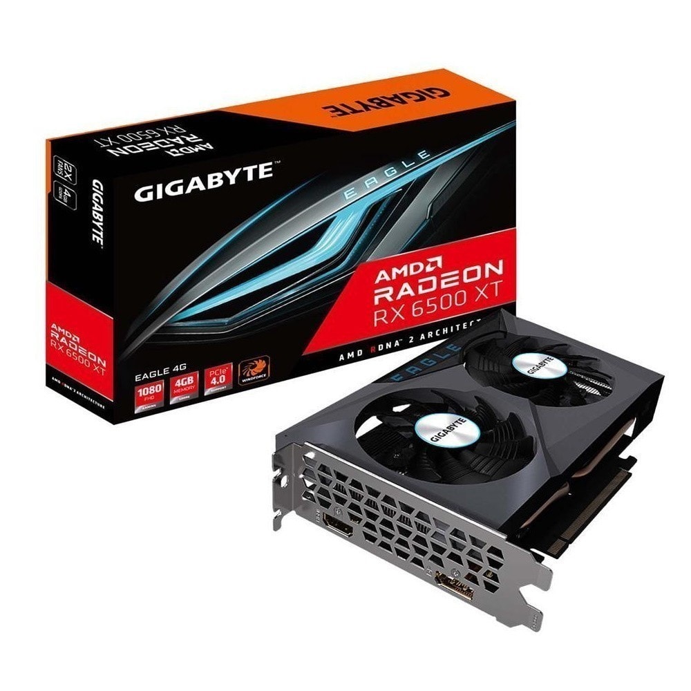 Gigabyte Radeon Rx 6500 Xt Eagle 4g Gv R65xteagle 4gd 4gb Gddr6 64bit Dx12 Gaming Ekran Karti