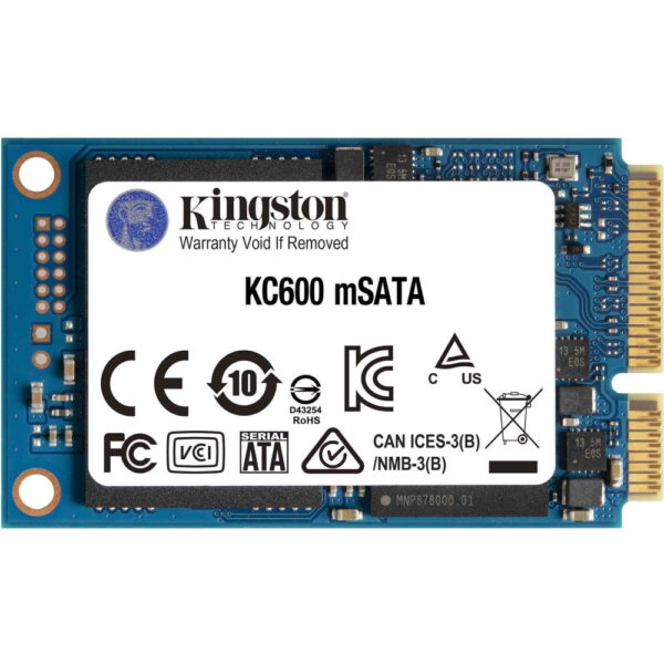 Kingston 1tb Kc600 Skc600ms 1024g Msata Ssd 550mb Okuma 520mb Yazma 1