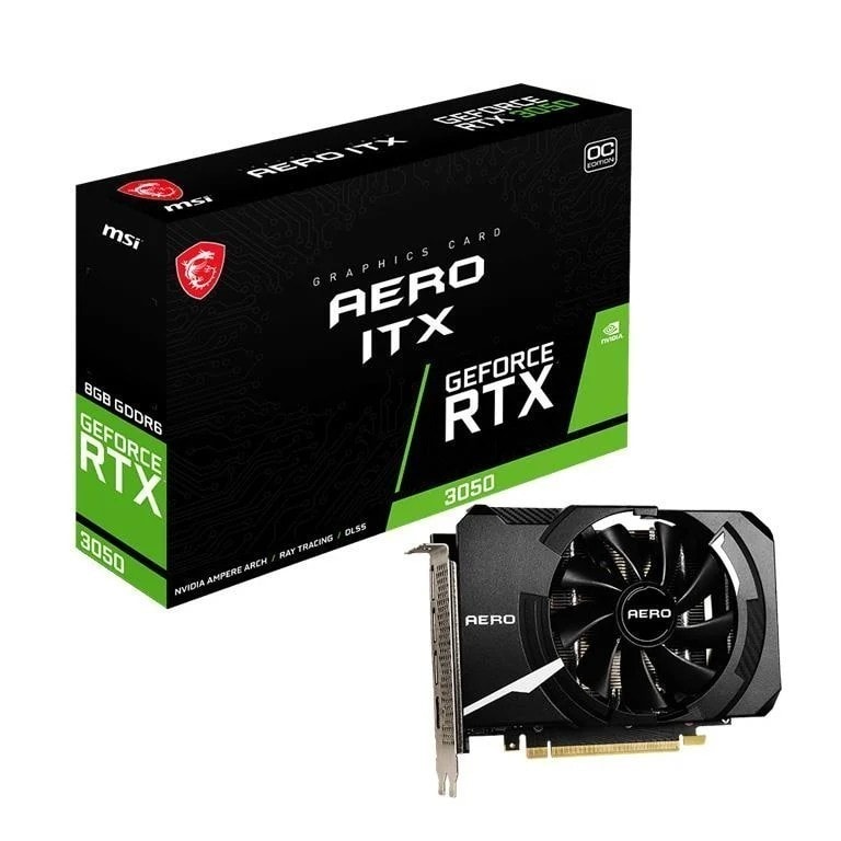 Msi Geforce Rtx 3050 Aero Itx 8gb Gddr6 128bit Ekran Karti