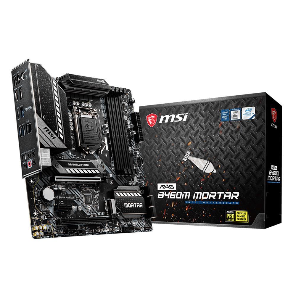 Msi Mag B460m Mortar 2933mhz Ddr4 Soket 1200 M 2 Dp Hdmi Matx Anakart