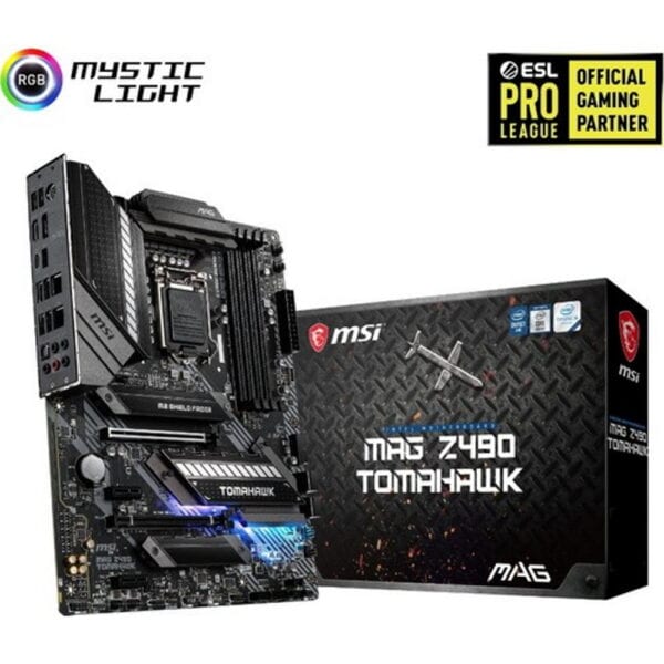 Msi Mag Z490 Tomahawk 4800mhzoc Ddr4 Soket 1200 M 2 Atx Anakart 3