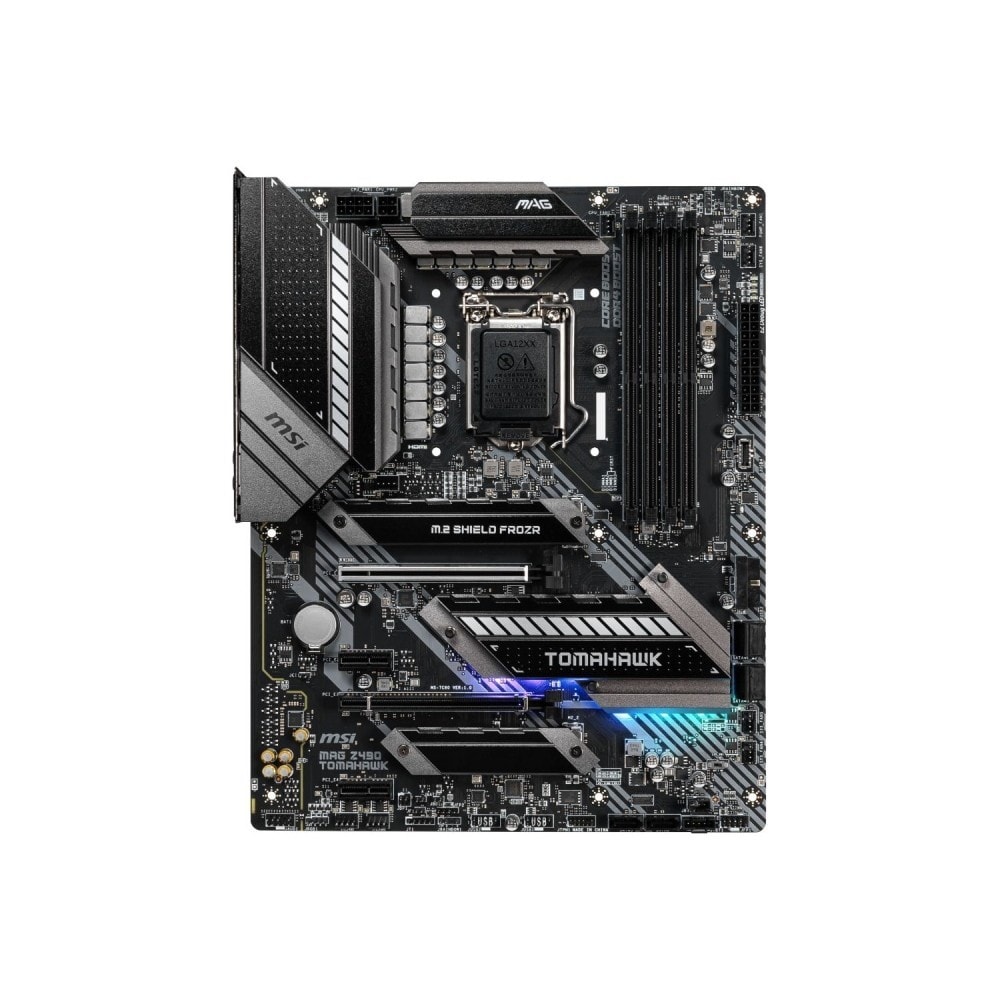 Msi Mag Z490 Tomahawk 4800mhzoc Ddr4 Soket 1200 M 2 Atx Anakart