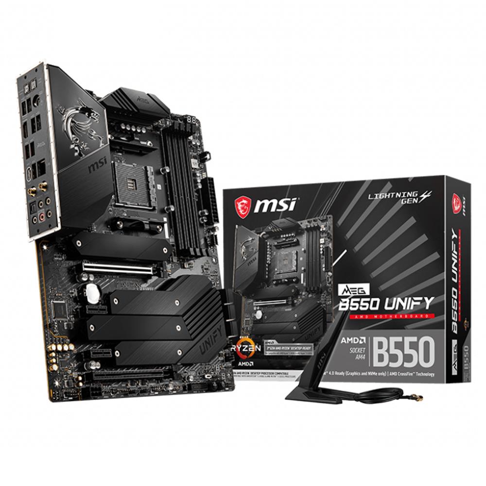 Msi Meg B550 Unify Amd B550 Soket Am4 Ddr4 5600mhz Oc M 2 Anakart
