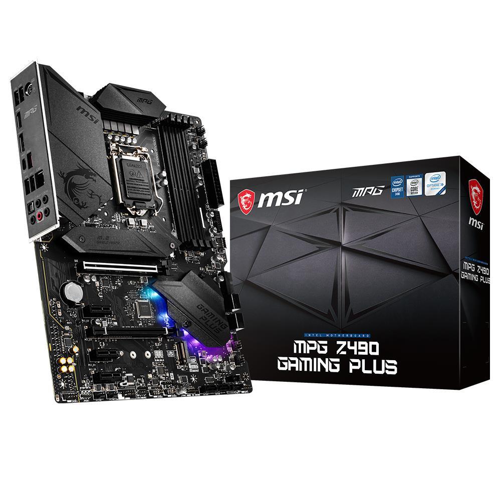 Msi Mpg Z490 Gaming Plus Intel Z490 Soket 1200 Ddr4 4800oc M 2 Anakart