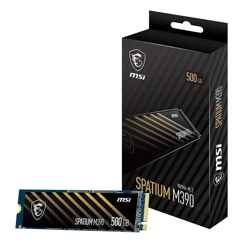 Msi Ssd Spatium M390 Nvme M 2 500gb 3300mb Okuma 2300mb Yazma