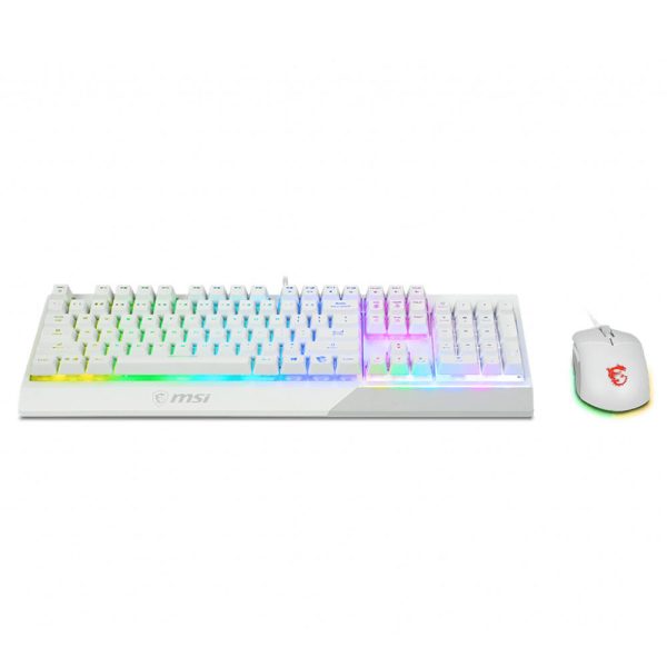 Msi Vigor Gk30 Turkce Rgb Beyaz Klavye Mouse Gaming Combo Set Yy4
