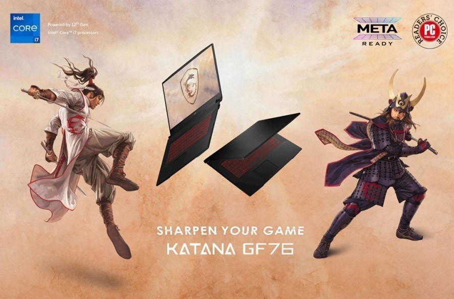 MSI KATANA GF76 12UC-059XTR / INTEL i7-12700H / RTX 3050 4GB / 16 GB RAM / 1TB SSD Notebook