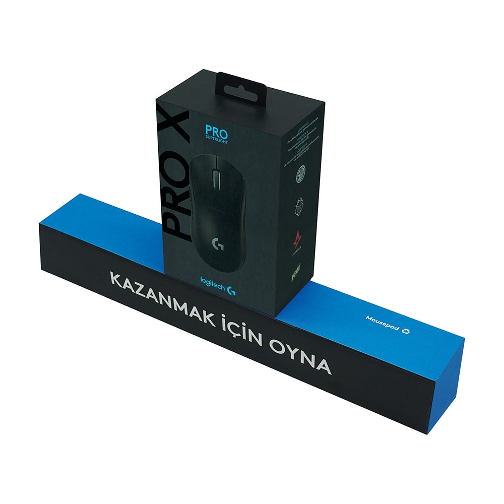 Logitech G Pro X Superlight Ultra Hafif Hero 25 600 Dpi 400 Ips Lightspeed Kablosuz Oyuncu Mouse Siyah Logitech Mouse Pad