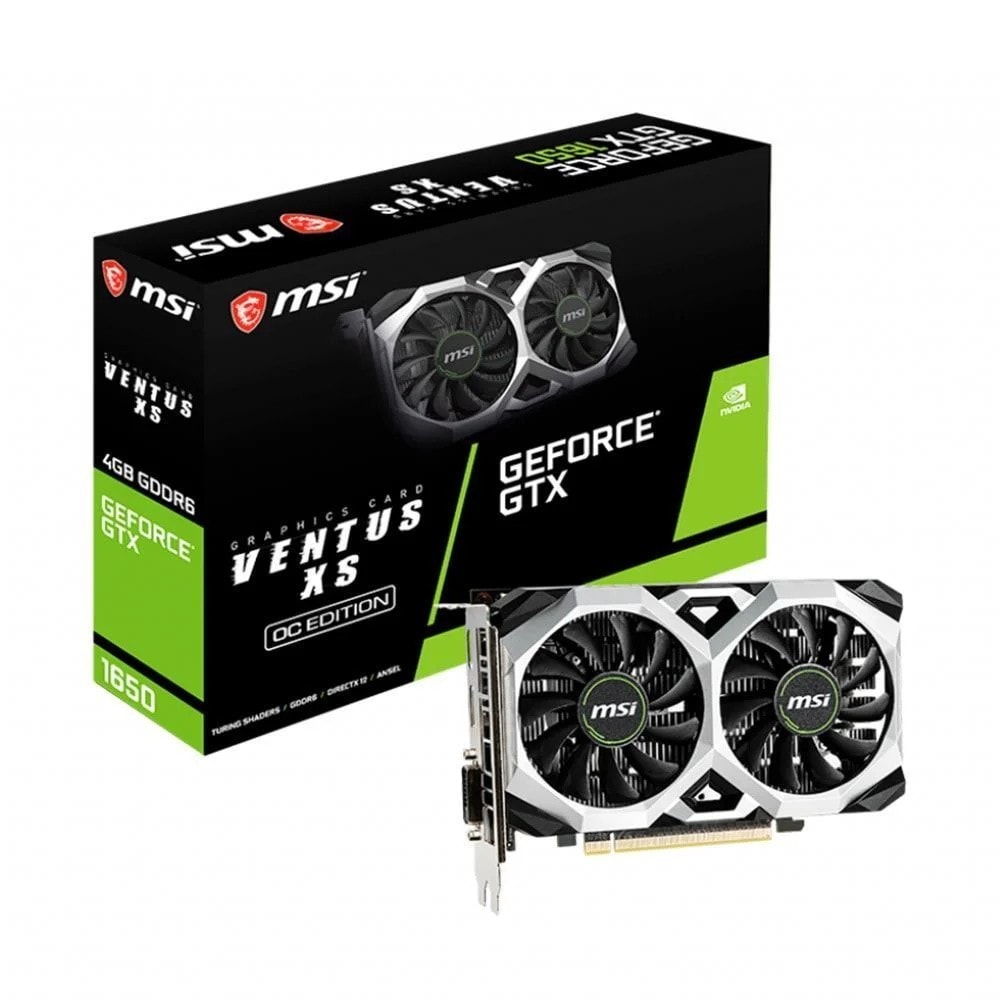Msi Geforce Gtx 1650 D6 Ventus Xs Oc 4gb Gddr6 128bit Nvidia Ekran Karti 1