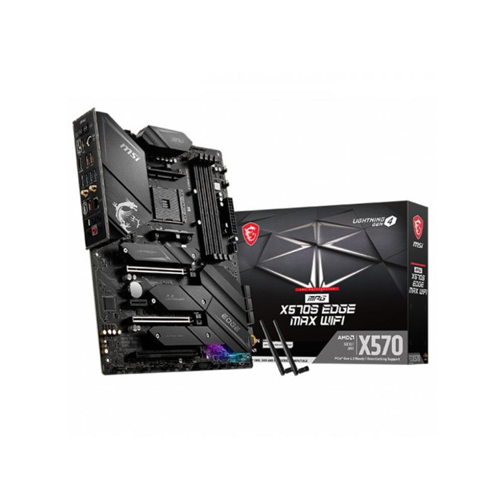 Msi Mpg X570s Edge Max Wifi Amd X570 Soket Am4 Ddr4 5300mhz Oc M 2 Anakart
