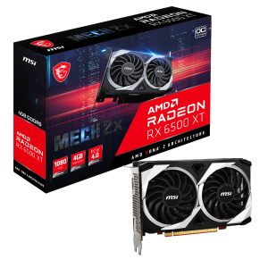 Msi Radeon Rx 6500 Xt Mech 2x 4gb Oc Gddr6 64bit Dx12 Amd Ekran Karti Y1