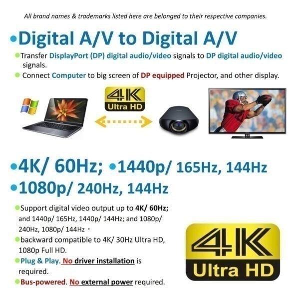 Paugge ENTDP1218 VESA SERTİFİKALI Display Port 1.2V Kablo a1