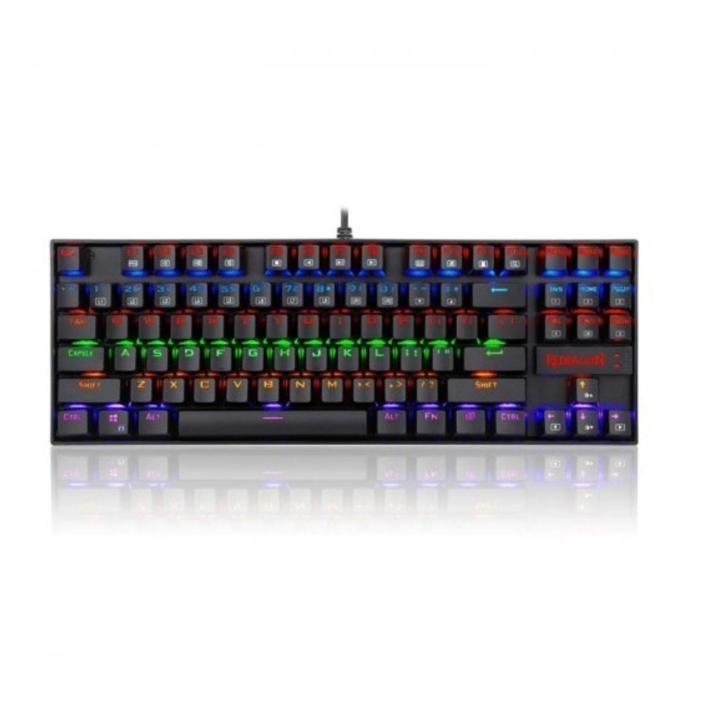 Redragon K552 Kumara K552 Kr Red Switch Rgb Tkl Tr Q Mekanik Siyah Kablolu Gaming Klavye