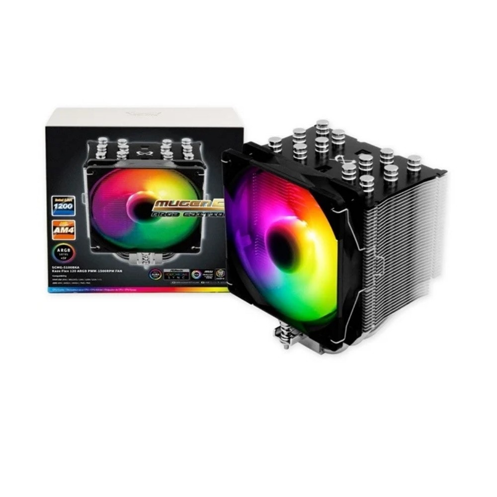 Scythe Mugen 5 Rgb 120 Mm Intel Amd Uyumlu Hava Sogutucu 22