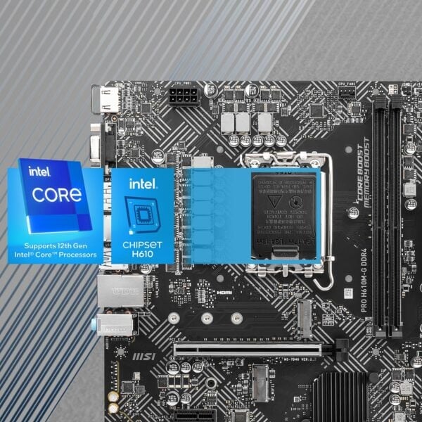 MSI PRO H610M-G DDR4 Anakart a2