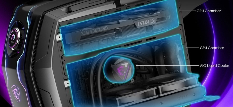MSI MEG AEGIS TI5 12VTF-013TR i7-12700K Gaming Bilgisayar – SILENT STORM COOLING 4