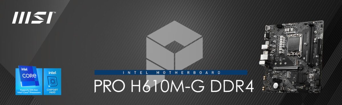 MSI PRO H610M-G DDR4 Anakart a1