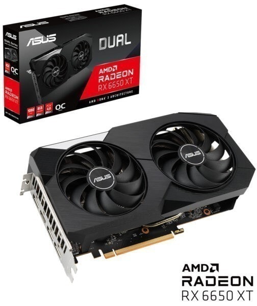 ASUS Dual Radeon™ RX 6650 XT OC Edition 8GB GDDR6