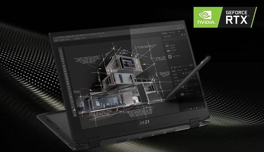 MSI 16'' NB SUMMIT E16 FLIP A12UCT-004TR Notebook – GeForce RTX 30 serisi - Nihai Oyun Deneyimi