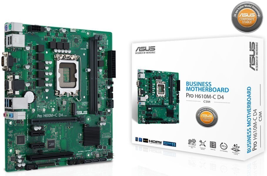 Pro H610M-C D4-CSM Pro H610M-C D4-CSM