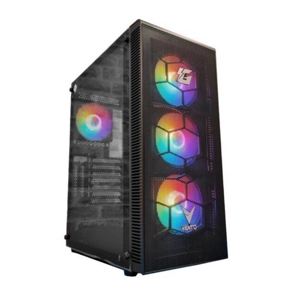 Vento Vg11a Atx 4 Adet Rgb Fan Temperli Cam Mesh Gaming Kasa Fsp550 51aac 550w 80 Eu Psu 8