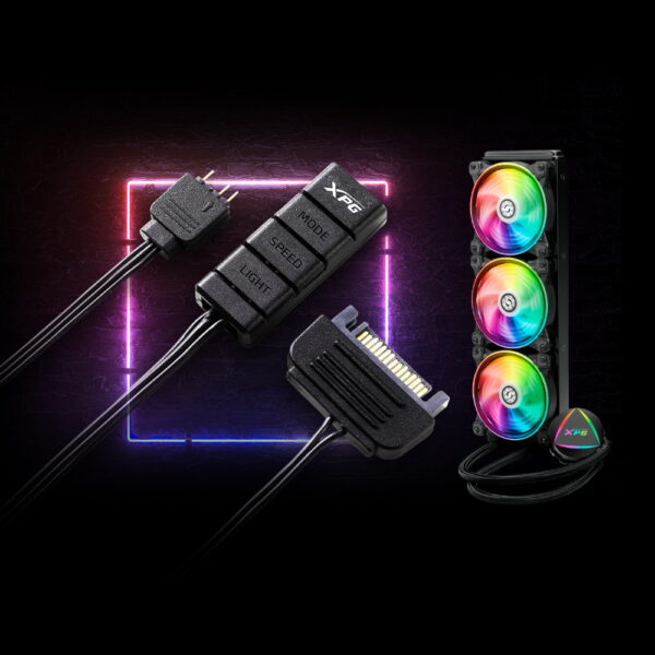 Xpg Levante360 Bkcww Xpg Levante Rgb 360mm Islemci Sivi Sogutucu 1